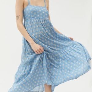 UO Haverford frock midi dress NWT